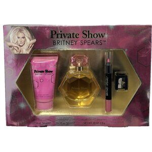 Britney Spears Private Show Gift Set 4Pc Perfume 50ml Discontinued Women NEW